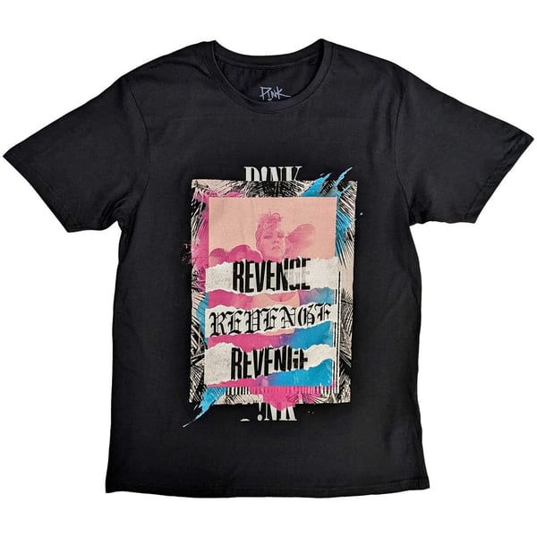 Pink Unisex T-Shirt: Revenge (Small)