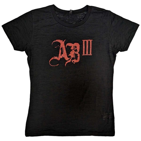 Alter Bridge Ladies T-Shirt: AB III Red Logo (Medium)