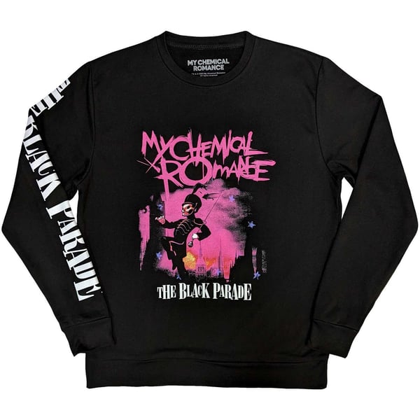 My Chemical Romance Unisex Sweatshirt: March (Sleeve Print) (Large)