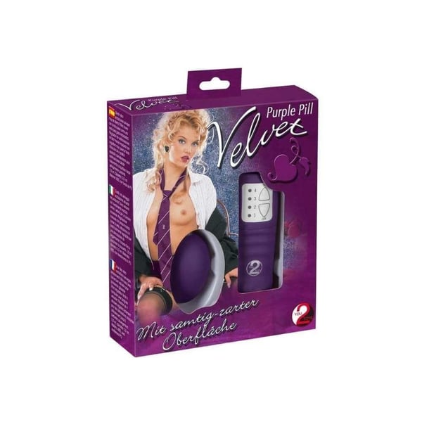 Velvet Lila Vibrator-Ägg