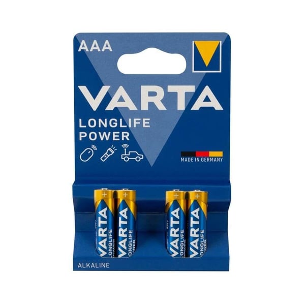 Varta High Energy AAA Batterier - 4 stk.