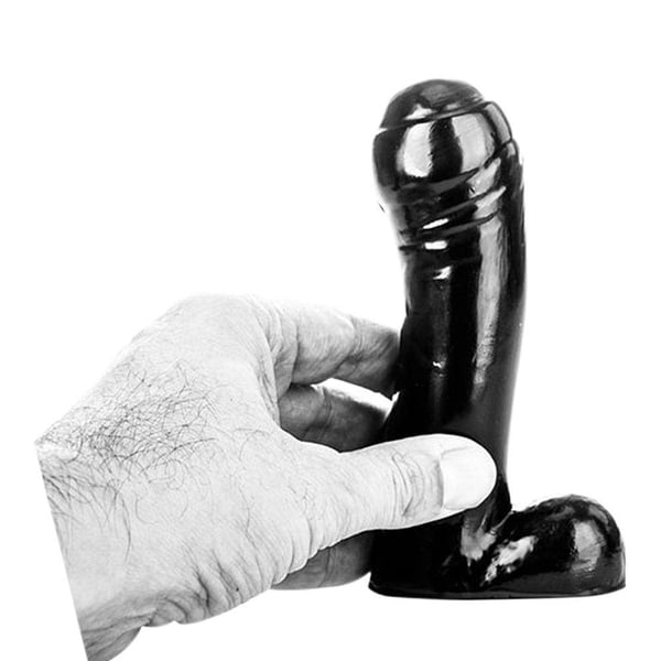 All Black 44 – Realistisk Dildo med stort hoved