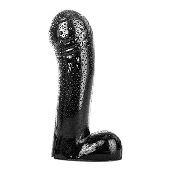All Black 44 – Realistisk Dildo med stort hoved