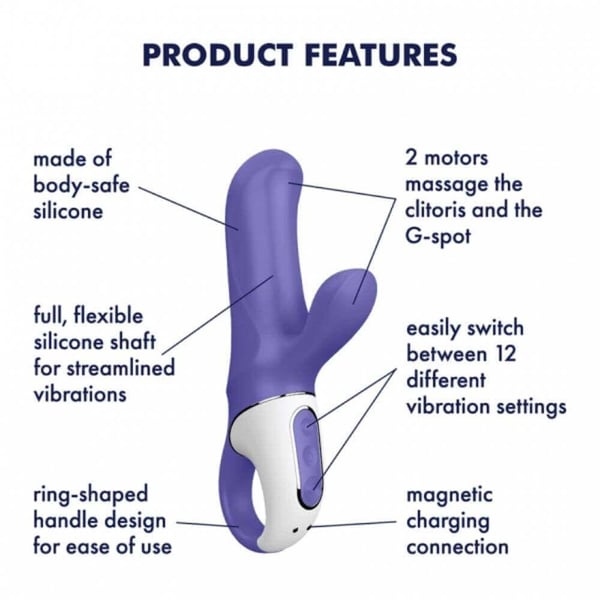 Satisfyer Vibes Magic Bunny Rabbit Vibrator Med Magisk Virkning