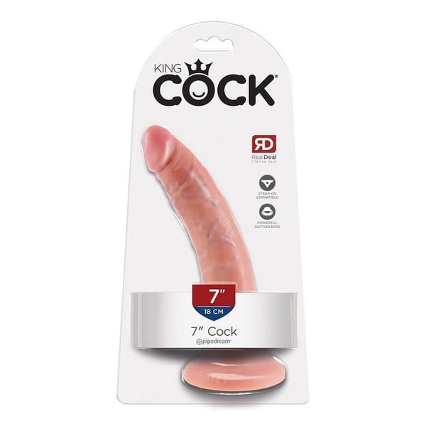 King Cock 7" – 17,5 cm Cock Realistisk dildo