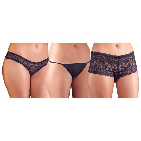 Cottelli Lingeri – Alushousut, 3 paria – Setti-XL Cottelli Lingeri – Alushousut, 3 paria – Setti-XL
