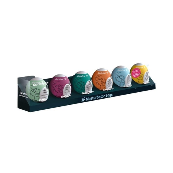 Satisfyer Masturbator Eggs - 6-pack