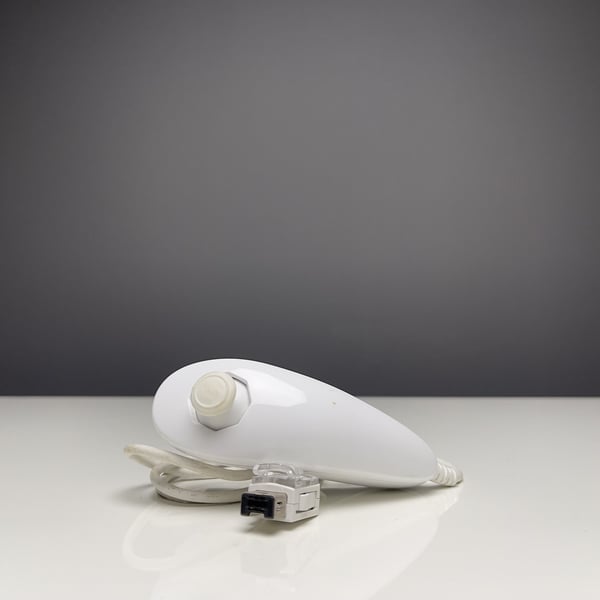Nunchuk Vit - Nintendo Wii