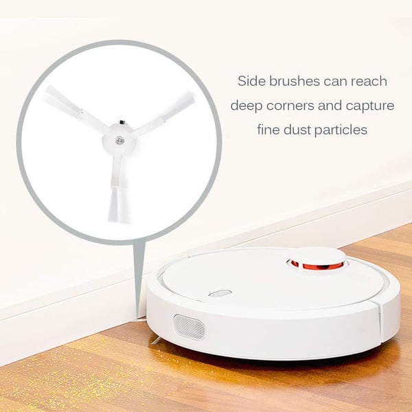 Lisävarustepaketti yhteensopiva Xiaomi Roborock S5, S50, S51, S55 harjan suodattimen sivuharjan kanssa