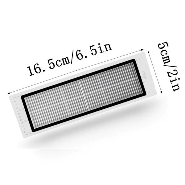 Lisävarustepaketti yhteensopiva Xiaomi Roborock S5, S50, S51, S55 harjan suodattimen sivuharjan kanssa