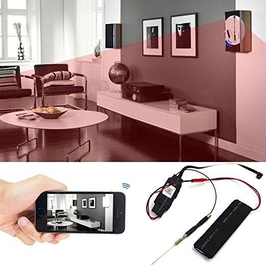 Mini WiFi Bevægelsesaktiveret Skjult Kamera \"Verdens Mindste\" Spion Overvågning Overvågningskamera 4K 1080P med Batteri