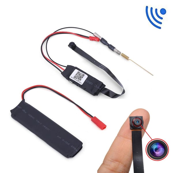 Mini WiFi Bevægelsesaktiveret Skjult Kamera \"Verdens Mindste\" Spion Overvågning Overvågningskamera 4K 1080P med Batteri