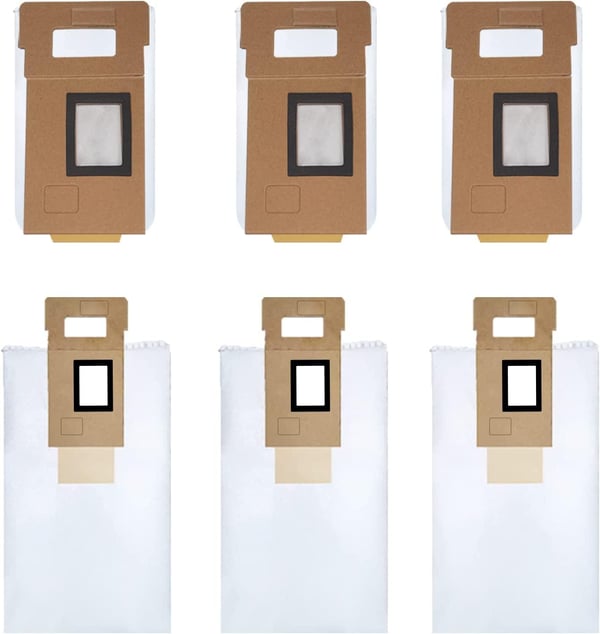 6 st Dammpåsar Xiaomi Roborock S7 Auto-Empty Dock (US-version)