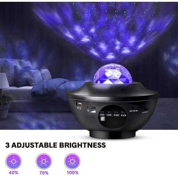 Tähtiprojektori LED Galaxy Light / Yölamppu / Tähtilamppu Lamppu