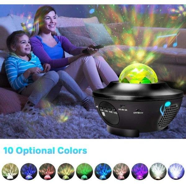 Tähtiprojektori LED Galaxy Light / Yölamppu / Tähtilamppu Lamppu