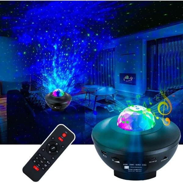 Tähtiprojektori LED Galaxy Light / Yölamppu / Tähtilamppu Lamppu