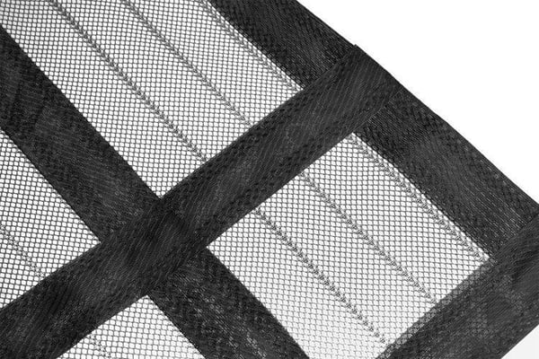 Insektnetdør 100x220 Insektbeskyttelse Sort Magnet Myggenet