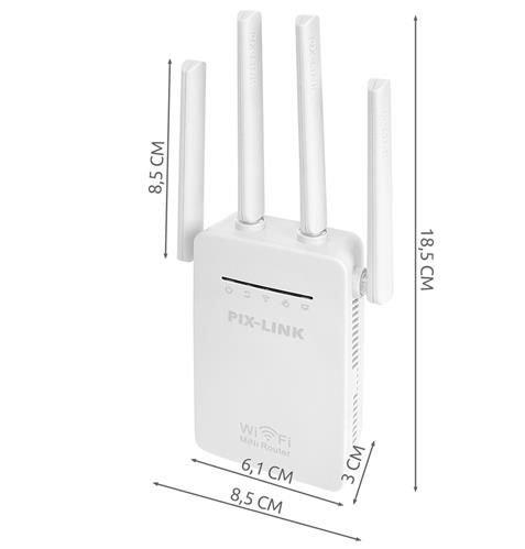 Wi-Fi Forstærker Repeater / Forlænger Rækkevidden 300 Mbps Wifi