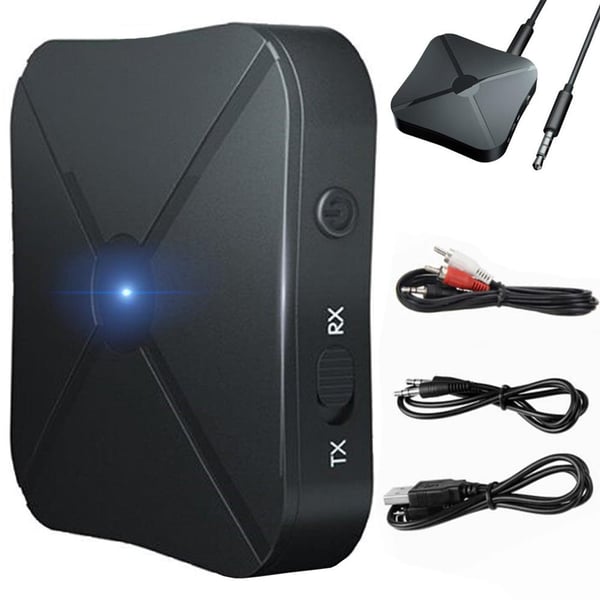 Langaton Bluetooth 4.2 + EDR Äänisovitin 3.5 AUX RCA Puhelin Auto