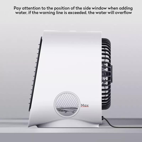 Moderne Mini Air Cooler USB AC / Fan luftfugter - Grøn