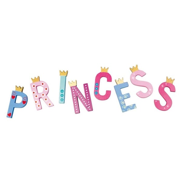 Prins/Prinsessebogstav i Træ, X