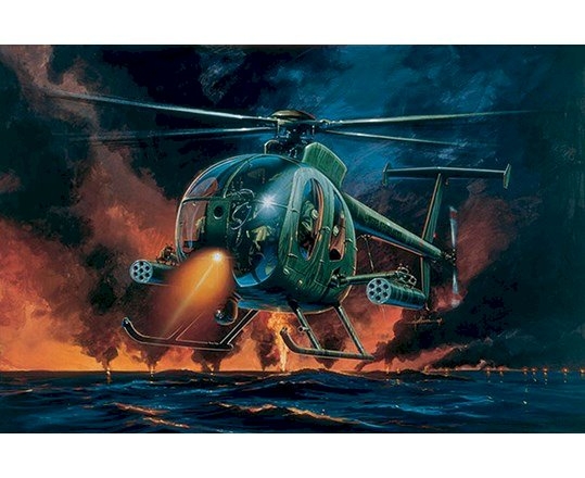 Italeri Model Helikopter Night Fox AH-6, Skala 1:72
