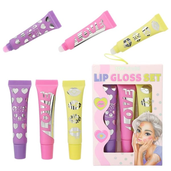TOPModel Lipgloss, 3-pak Bauty and Me