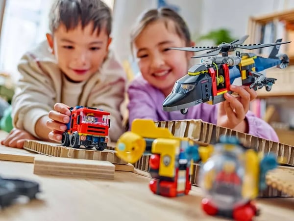 Lego City 60462 Helikopteri, paloauto ja sukellusvene