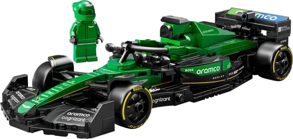 Lego Speed 77245 Aston Martin Aramco F1® AMR24 -kilpa-auto
