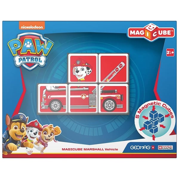 Geomag Magicube Paw Patrol Marshall køretøj