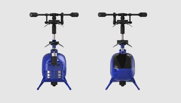 Revolt R/C S100 Mini Helikopteri, sininen