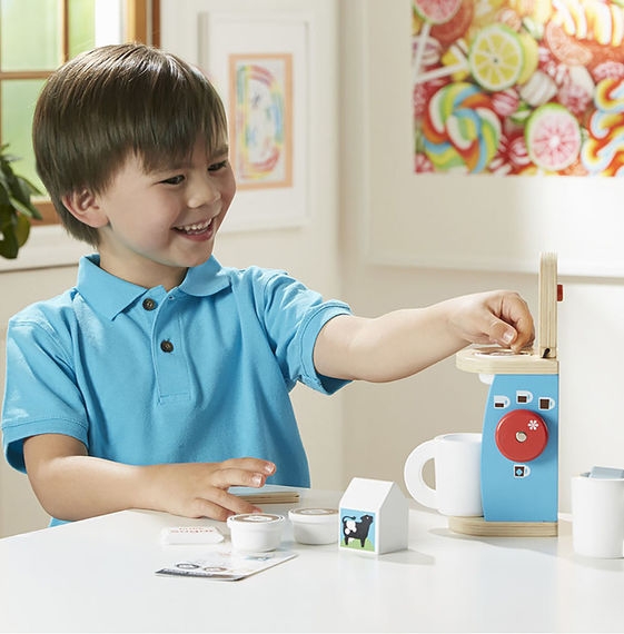 Kaffemaskine i træ, Kaffekapselmaskine i træ - Melissa & Doug