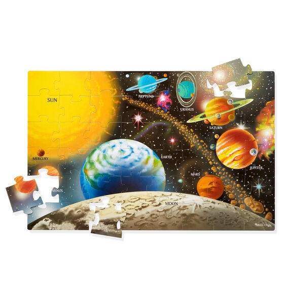 Stort gulvpuslespil Solsystemet - Melissa & Doug