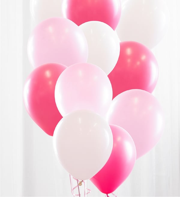 Ballonbuket Pink - Ballonkongen