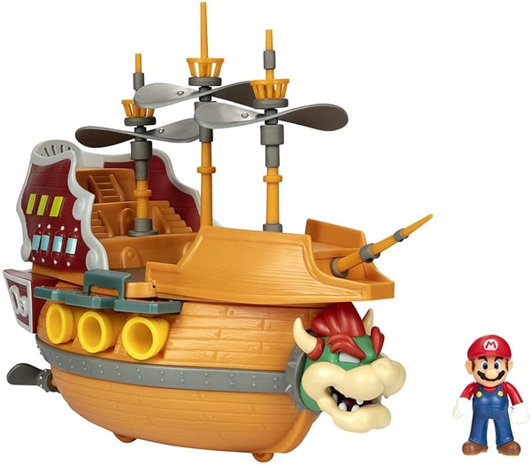 Super Mario Deluxe Playset Bowser Ship
