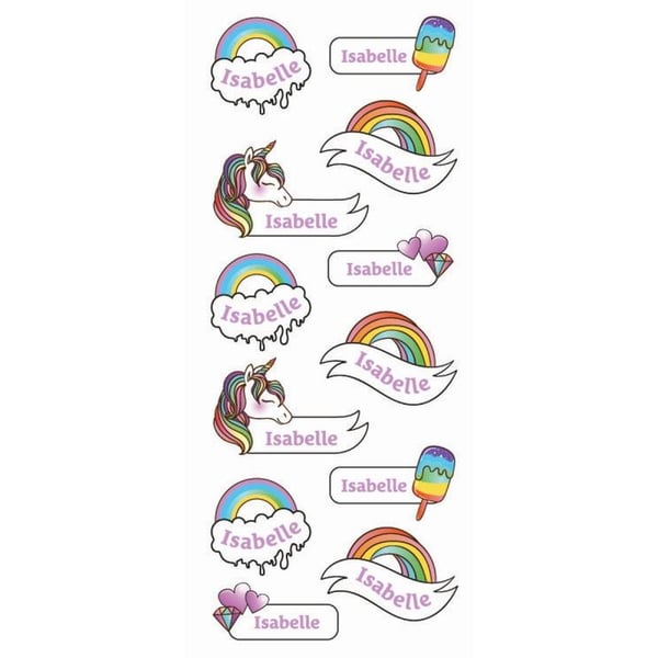 Namnstickers Isabelle - Tinka