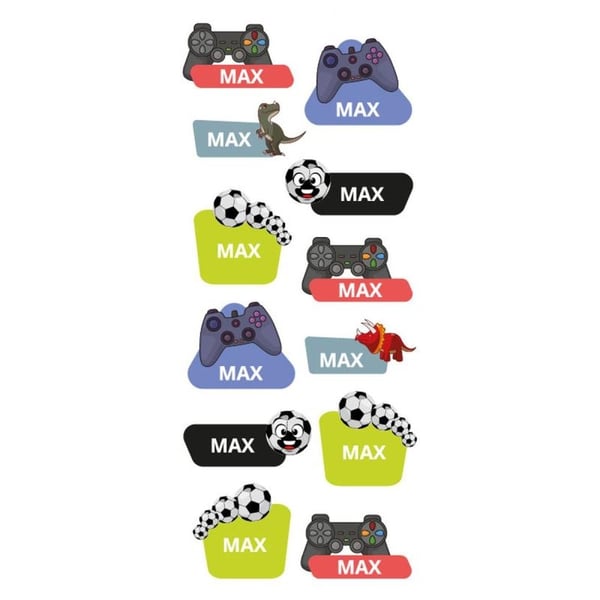 Namnstickers Max - Tinka