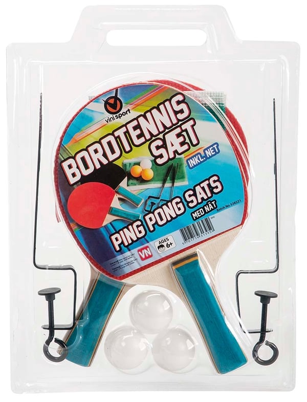 Vinisport bordtennissæt med net