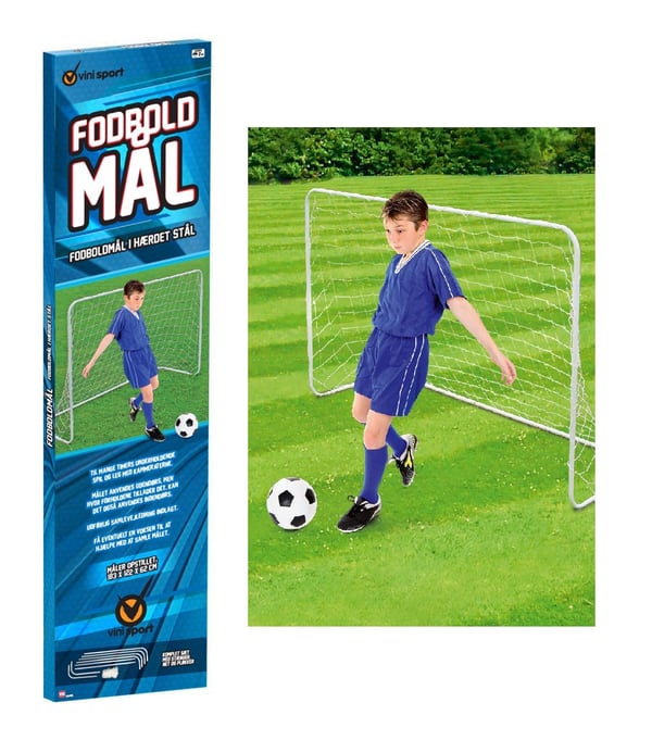 Vinisport fodboldmål i metal, medium