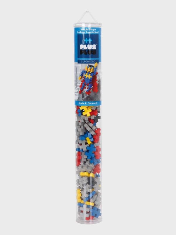 Plus-Plus Tube Superhjälte, 100 Bitar