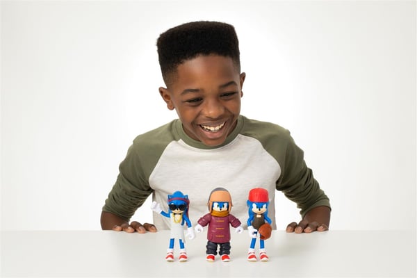 Sonic movie 2 Articulated Figure Pack 3 kpl