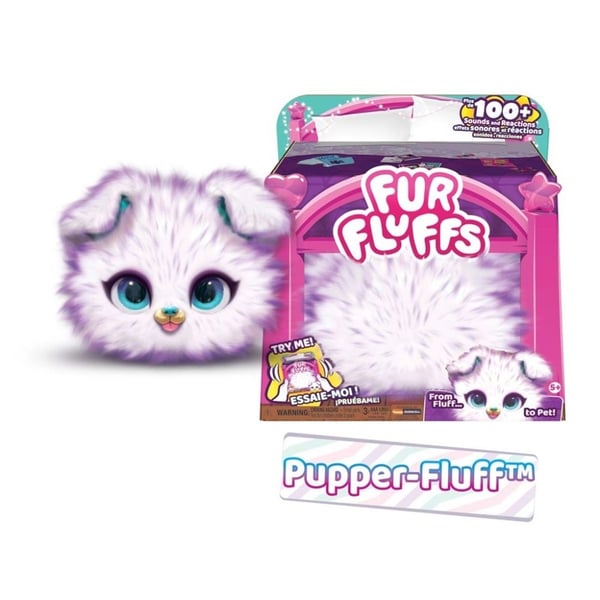 Furfluffs Interactive Puppy 18 cm, Interaktivt tøjdyr