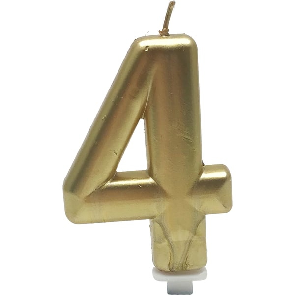 Gaggs Party Pack Sifferljus 4 Guld Gaggs Party Pack Sifferljus 4 Guld