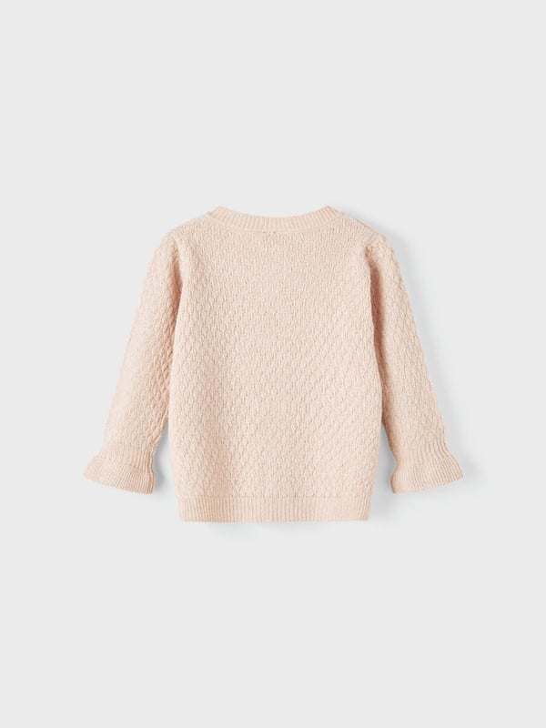 Nimeä neuletakki pinkki, koko 104