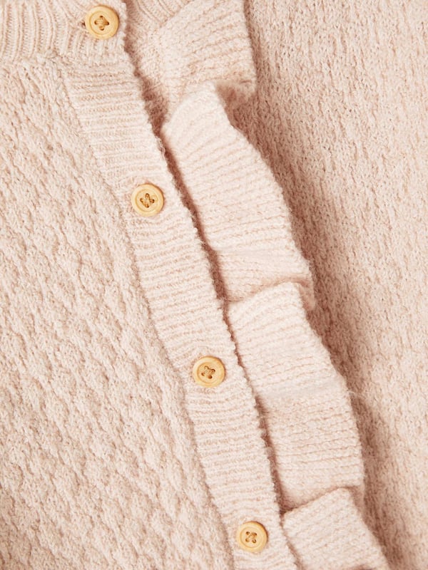 Nimeä neuletakki pinkki, koko 104