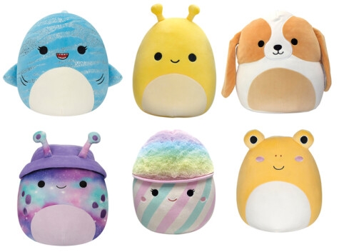Squishmallows Leigh den gule tudse, 30 cm