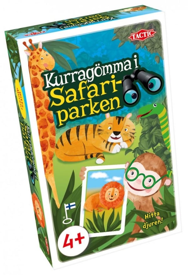 Taktikspil Rejsespil gemmeleg i Safariparken