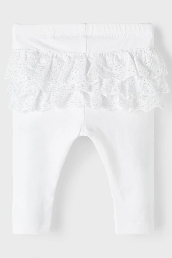 Name it Baby leggingsit pitsillä, valkoinen, koko 62
