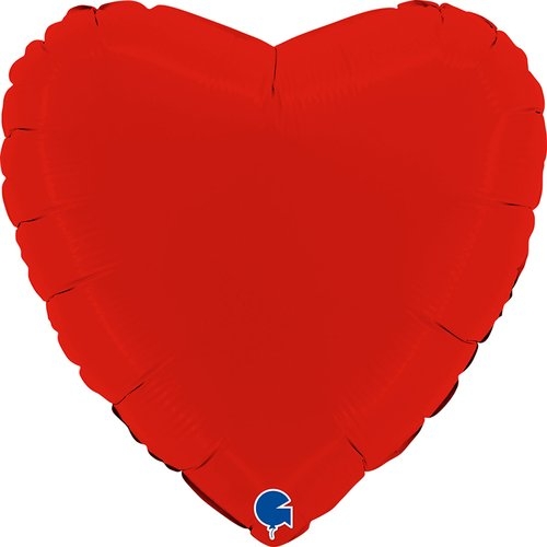 Folieballon Mat, Hjerte 45 cm - Ballongkungen Folieballon Mat, Hjerte 45 cm - Ballongkungen