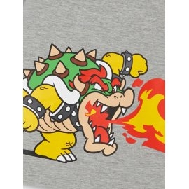 Name it Mini Super Mario -paita, harmaa, koko 92